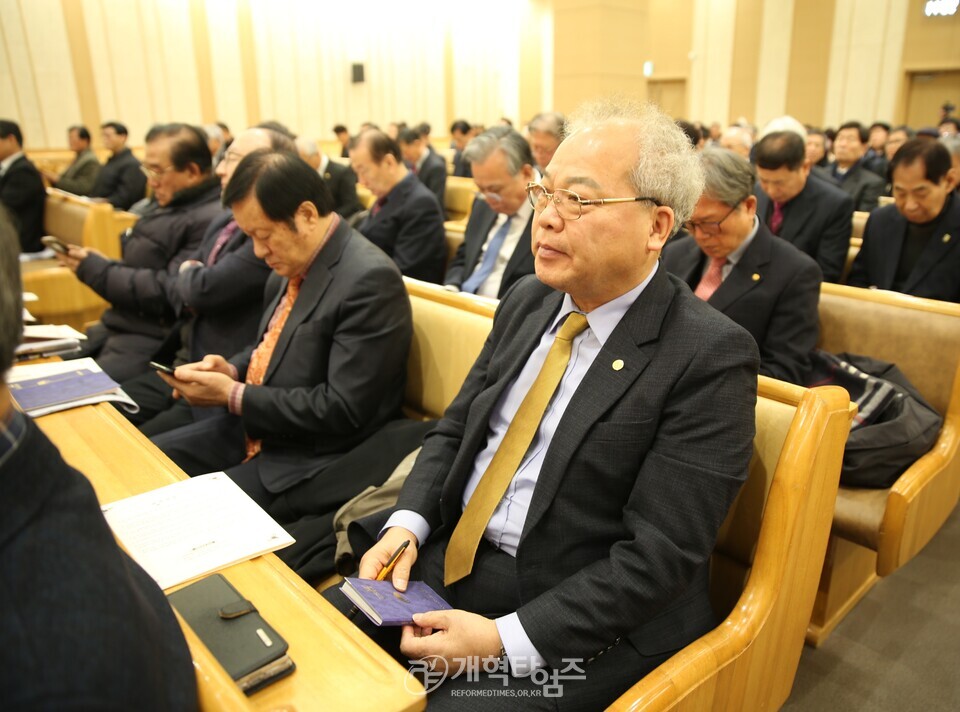 전국장로회, 제55회기 「실행위원회 및 신년기도회」 모습