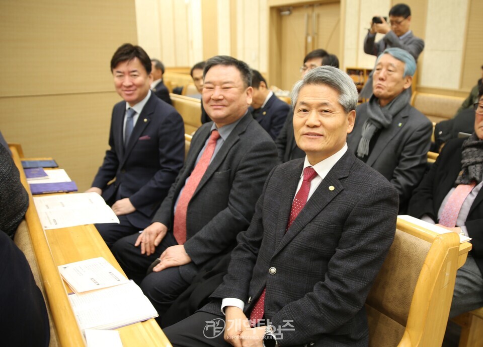 전국장로회, 제55회기 「실행위원회 및 신년기도회」 모습