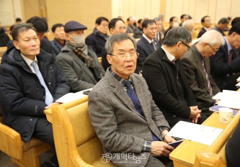 전국장로회, 제55회기 「실행위원회 및 신년기도회」 모습
