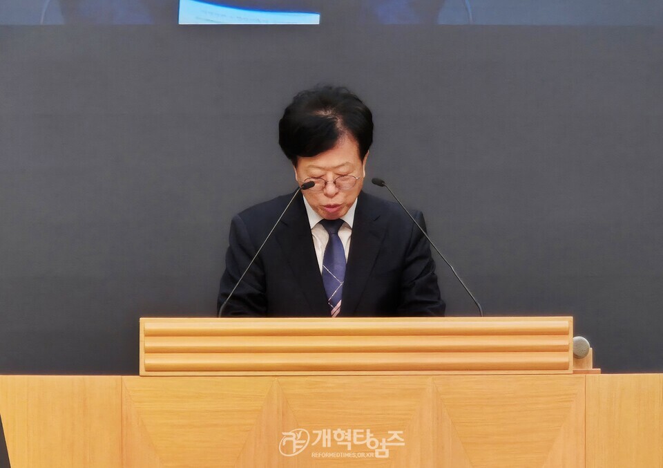 중부협의회, 2026 신년하례 및 당선자 축하감사예배 모습