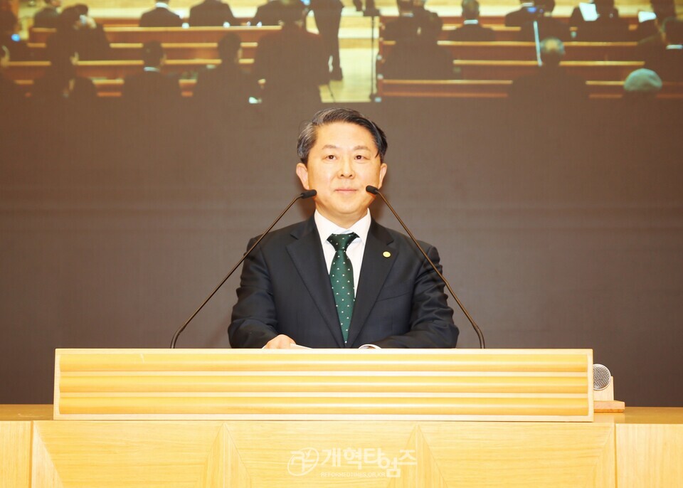 중부협의회, 2026 신년하례 및 당선자 축하감사예배 모습