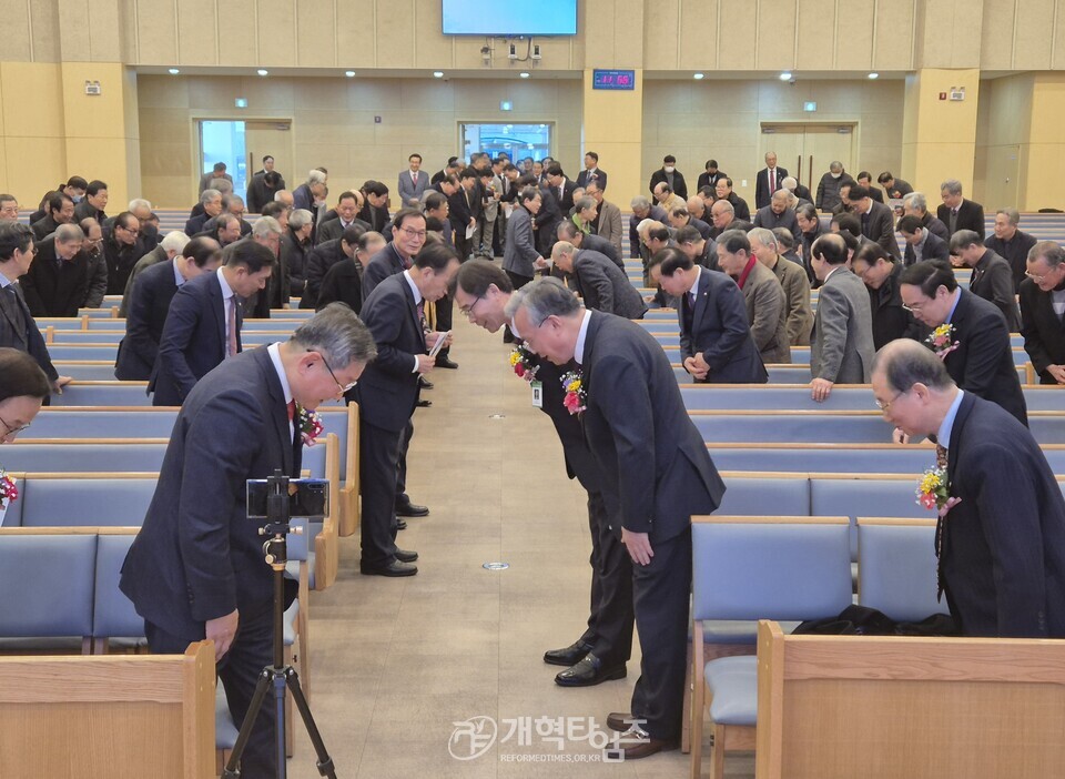 전국장로회 전국임원회 및 대구ㆍ경북지역 임역원 간담회ㆍ영남지역장로회 신년하례회 및 실행위원회 모습