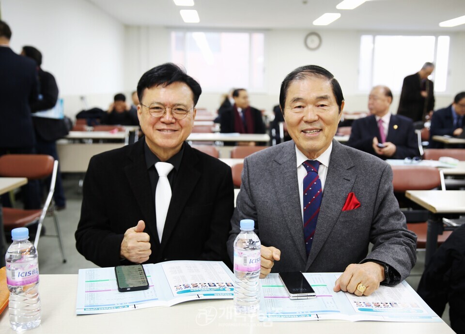 재경호남장로회, 실행위원회 및 신년하례식 모습