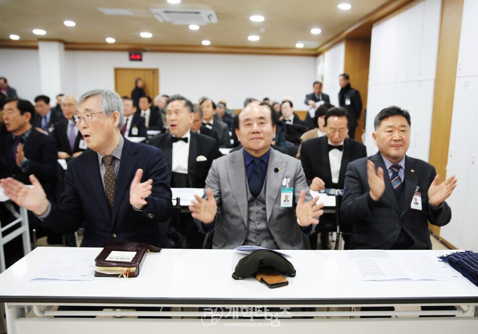 서울ㆍ서북지역장로회 월례회(중서울노회장로회 주관) 모습