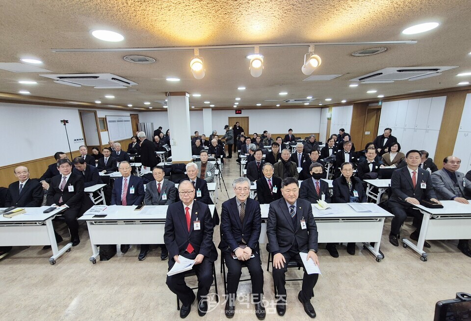 서울ㆍ서북지역장로회 월례회(중서울노회장로회 주관) 모습