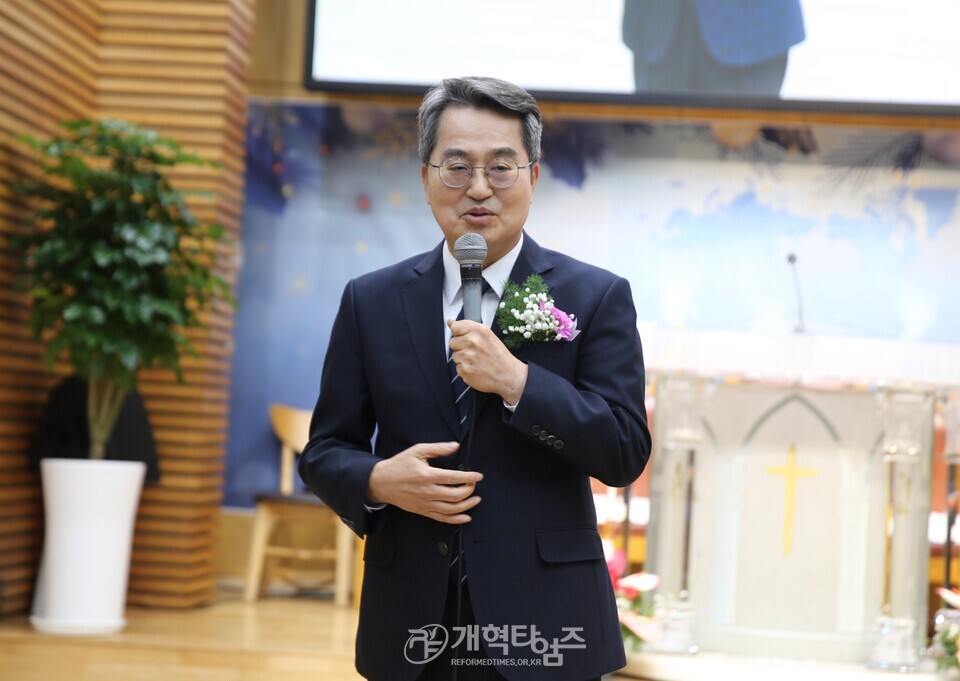 경기총, 2026 경기도 지도자 초청 신년감사예배와 하례회 모습