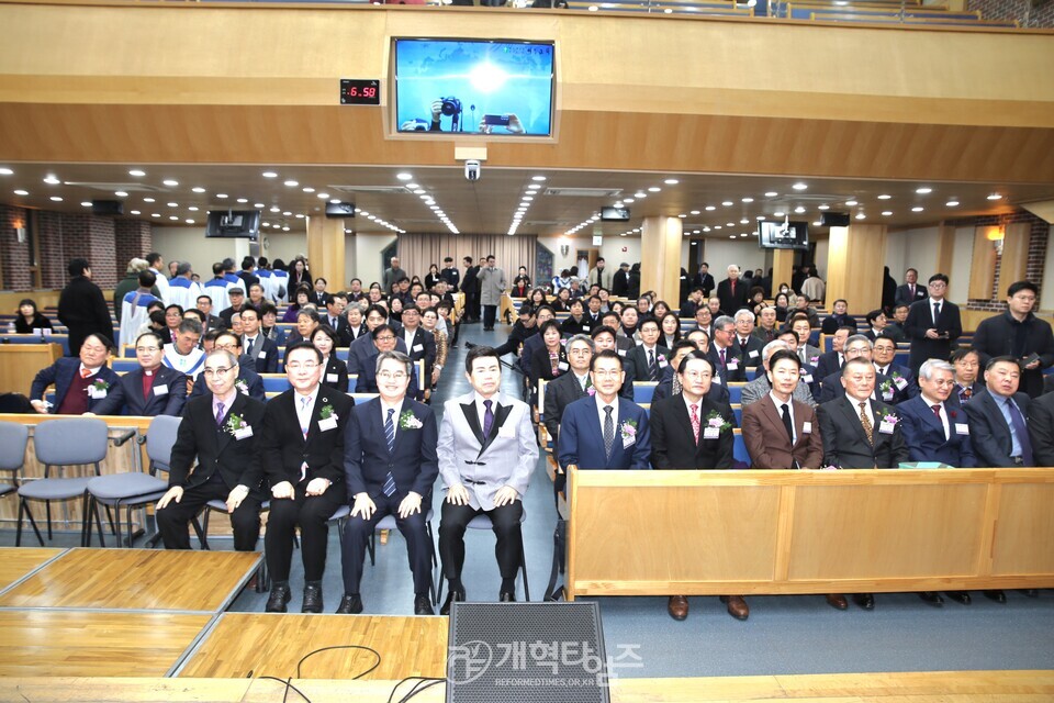 경기총, 2026 경기도 지도자 초청 신년감사예배와 하례회 모습