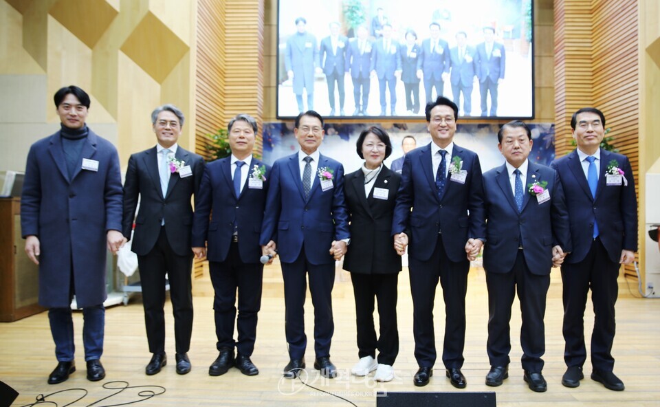 경기총, 2026 경기도 지도자 초청 신년감사예배와 하례회 모습