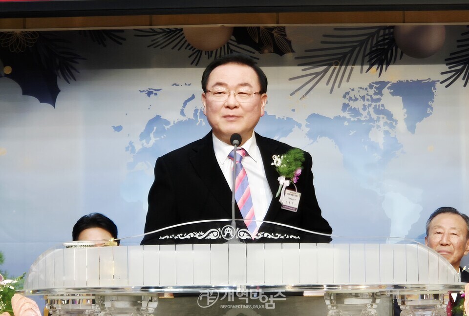 경기총, 2026 경기도 지도자 초청 신년감사예배와 하례회 모습
