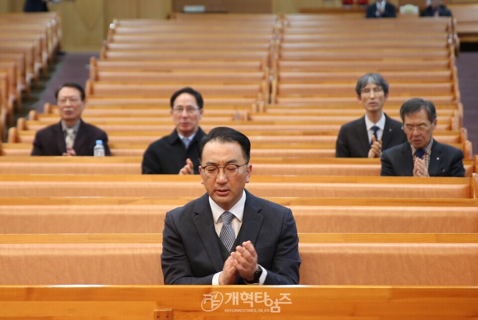 대전노회, 총회 Restart 함께 기도ㆍ함께 전도 연합기도회 모습