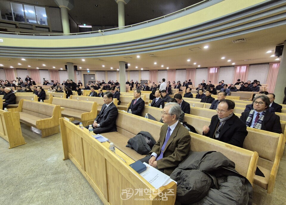 광신대, 총장 이ㆍ취임 감사예배 모습