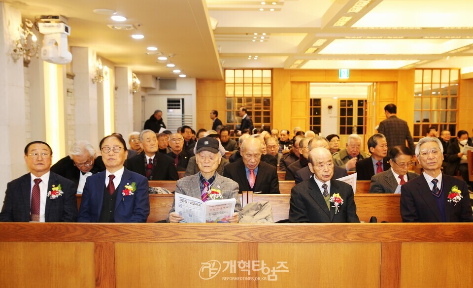 전국원로ㆍ은퇴장로회, 신년하례예배 및 월례회 모습