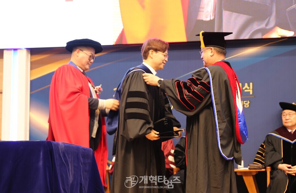 칼빈대,「2025학년도 전기 학위수여식」모습