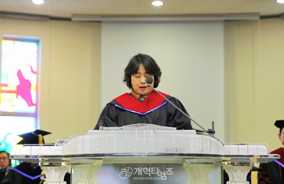 광신대, 2025학년도 전기 졸업예배 및 학위수여 모습