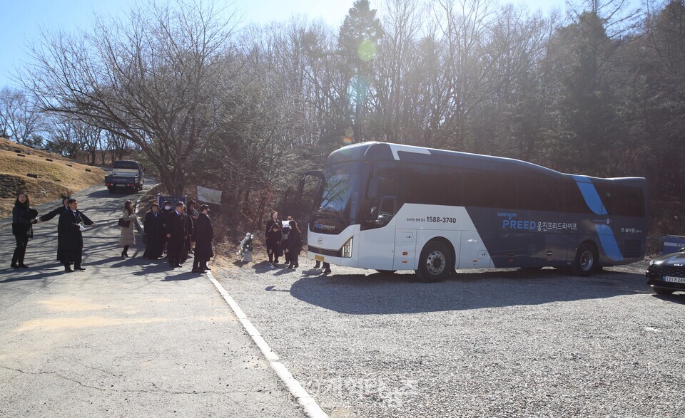 총회장 장봉생 목사, 모친 故 이상운 권사 장례예배 모습