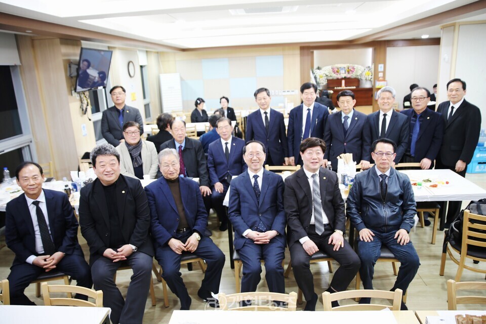 이창원 장로 모친상 장례식장 모습