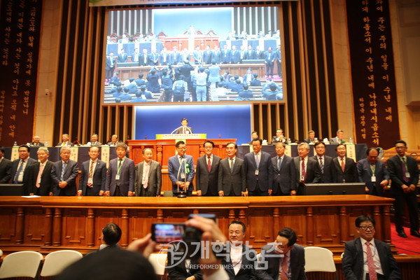 제104회 총회 상비부장 당선자들