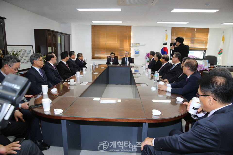 예장 합동, 통합 임원 대화의 시간 모습