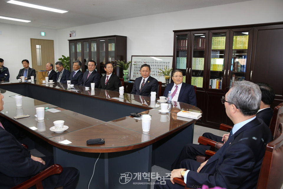 예장 합동, 통합 임원 대화의 시간 모습