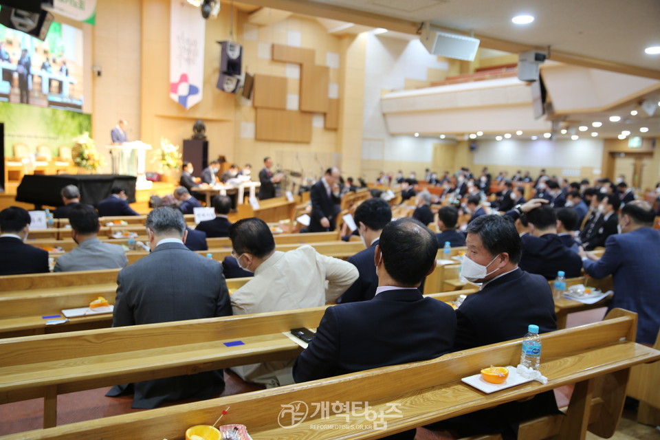 동부산노회 제190회 정기노회 모습