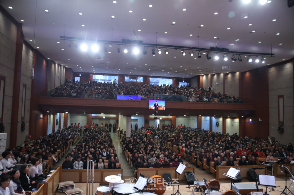 대전중앙교회 "2020년 성탄 캐럴 축제" 모습