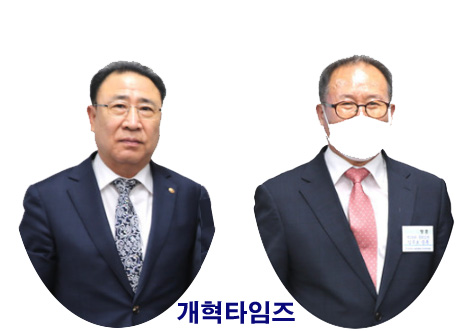 장로 부총회장 후보, 노병선 장로(좌측), 서기영 장로(우측) 모습