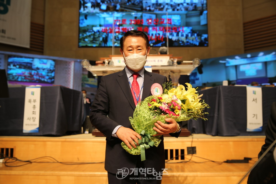 제106회 대한예수교장로회총회 서기 허은 목사 모습