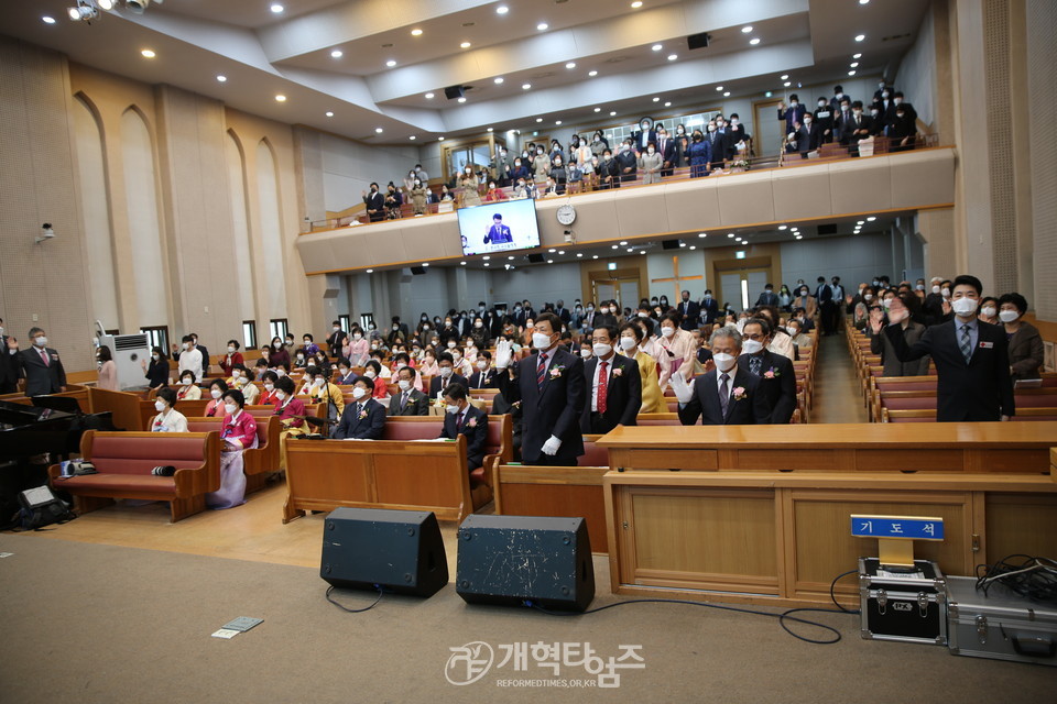 달서교회, 장로․집사․권사. 임직 및 은퇴예배 모습