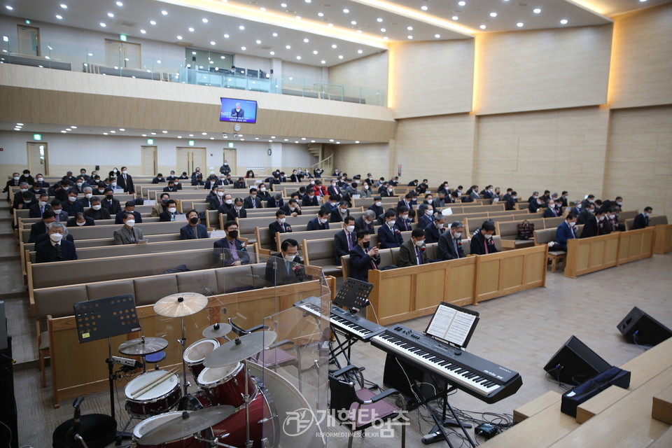 서울지역노회협의회 2022년 신년하례회 모습