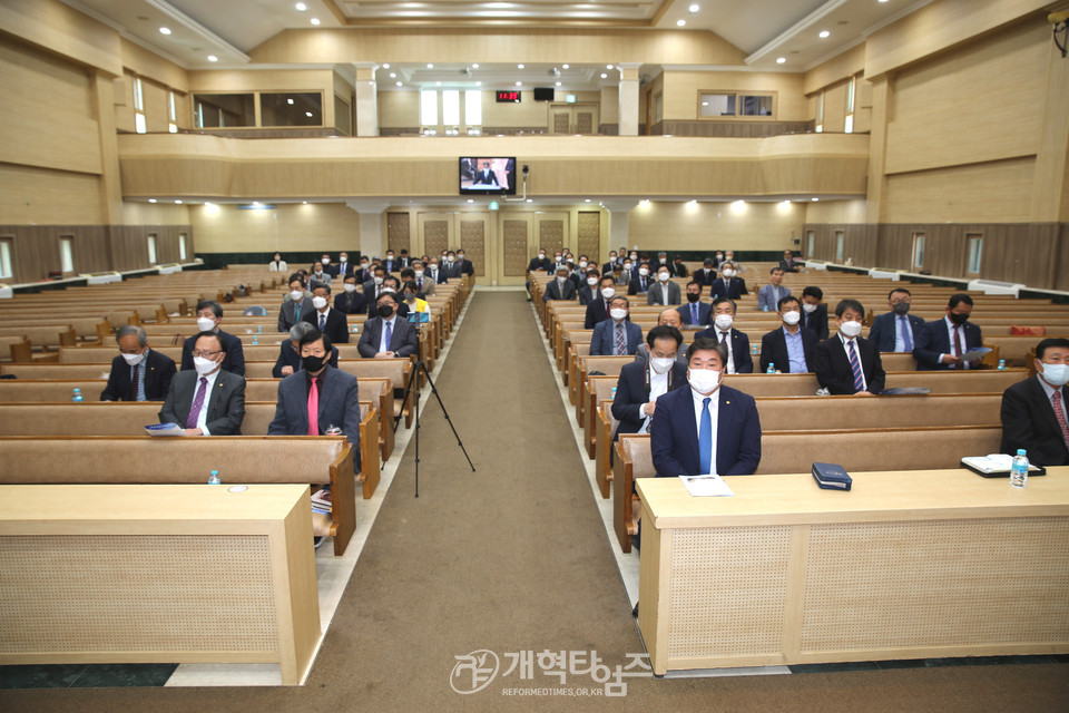 호남지역장로연합회 미자립교회돕기 운동본부감사예배 모습