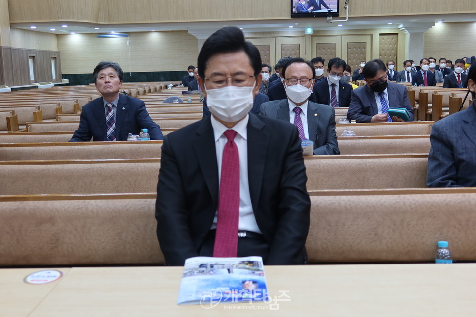 호남지역장로연합회 미래자립교회돕기 운동본부감사예배 모습