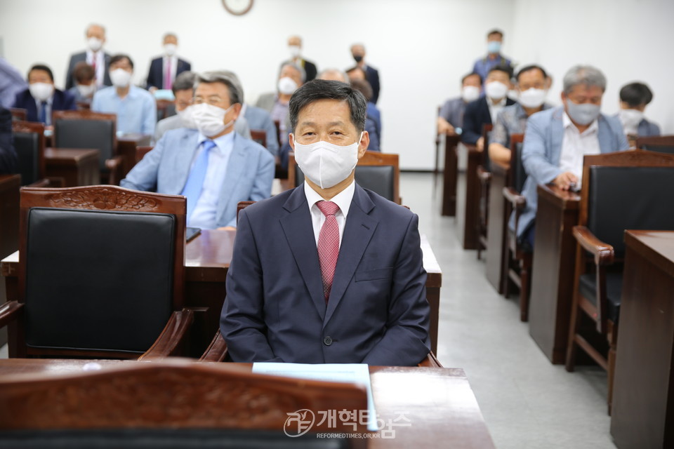 전국남전도회연합회 서울지역임원회의 모습