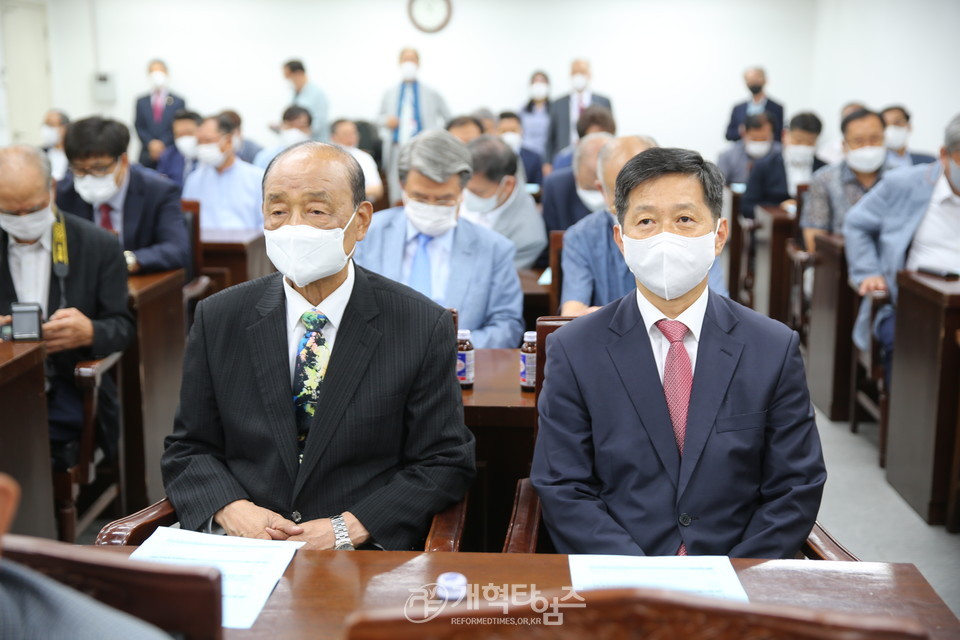 전국남전도회연합회 서울지역임원회의 모습