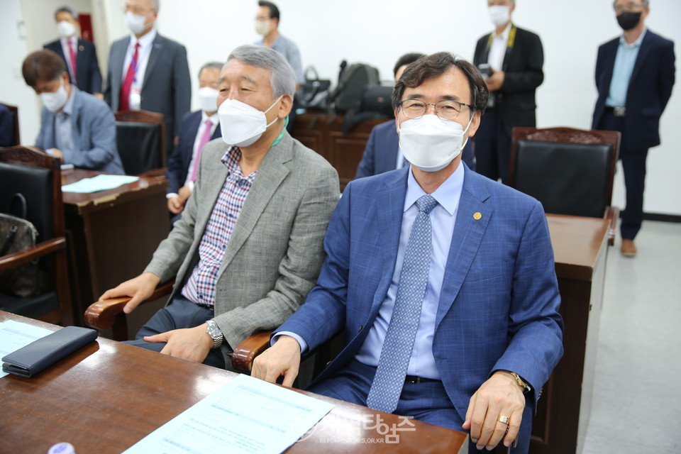 전국남전도회연합회 서울지역임원회의 모습