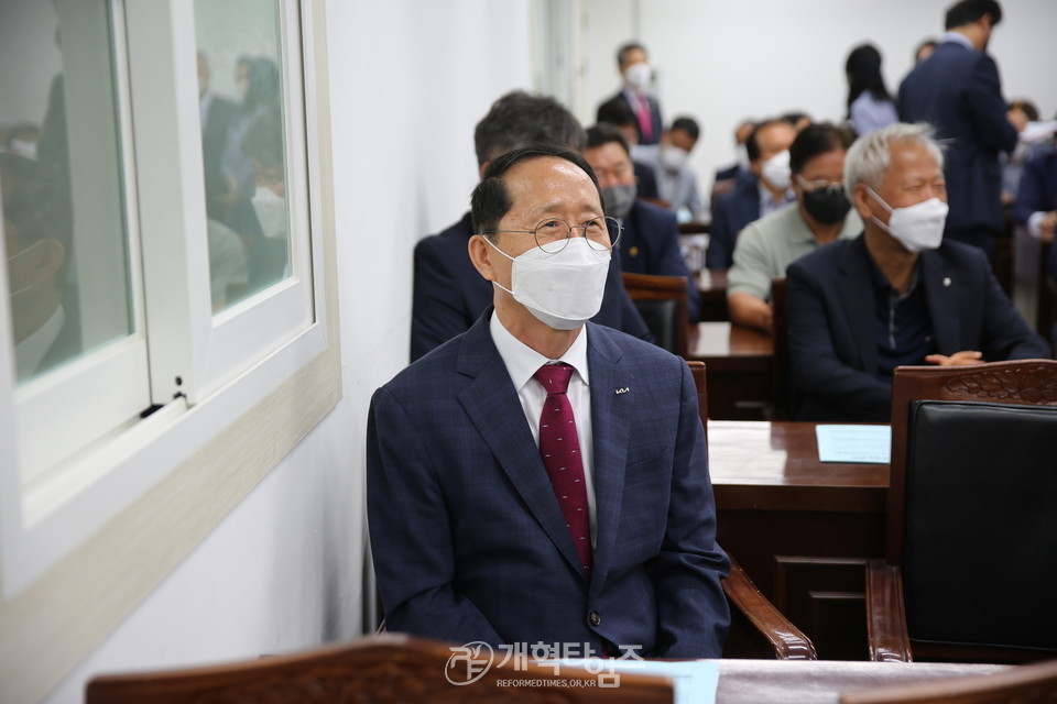 전국남전도회연합회 서울지역임원회의 모습