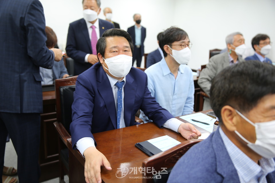 전국남전도회연합회 서울지역임원회의 모습