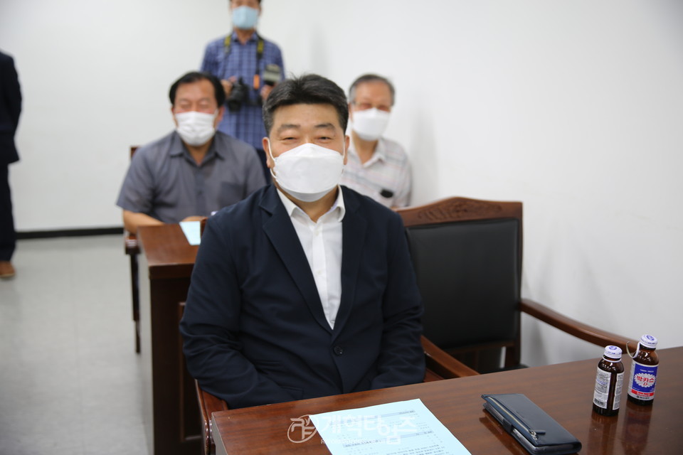 전국남전도회연합회 서울지역임원회의 모습