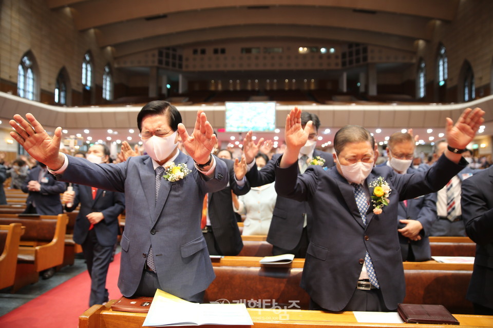 한국장로교회 총회 설립 110주년 기념대회 모습