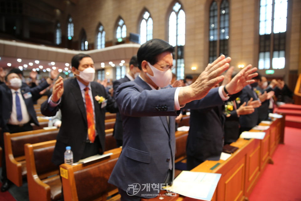 한국장로교회 총회 설립 110주년 기념대회 모습