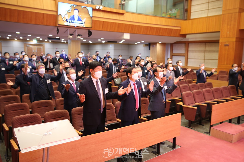 제107회 총회준비위원회 제3차 전체회의 모습