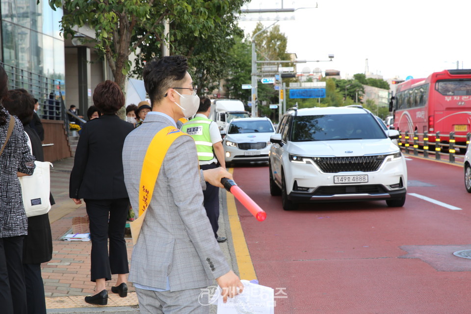 제107회 대한예수교장로회총회가 개회된 주다산교회 입구 모습