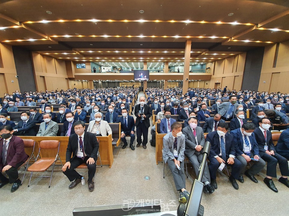 제107회 대한예수교장로회총회 파회 모습