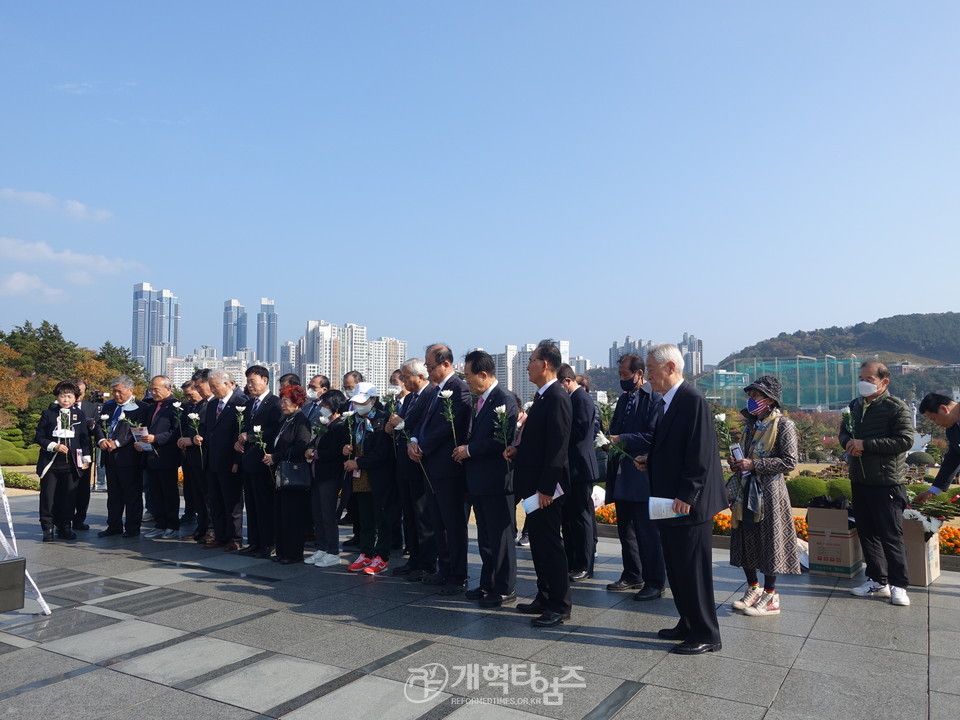 유엔참전용사보훈의날 조직위, 기독교 「2022 턴 투워드 부산 유엔참전용사 보훈의 날 기념식」 모습