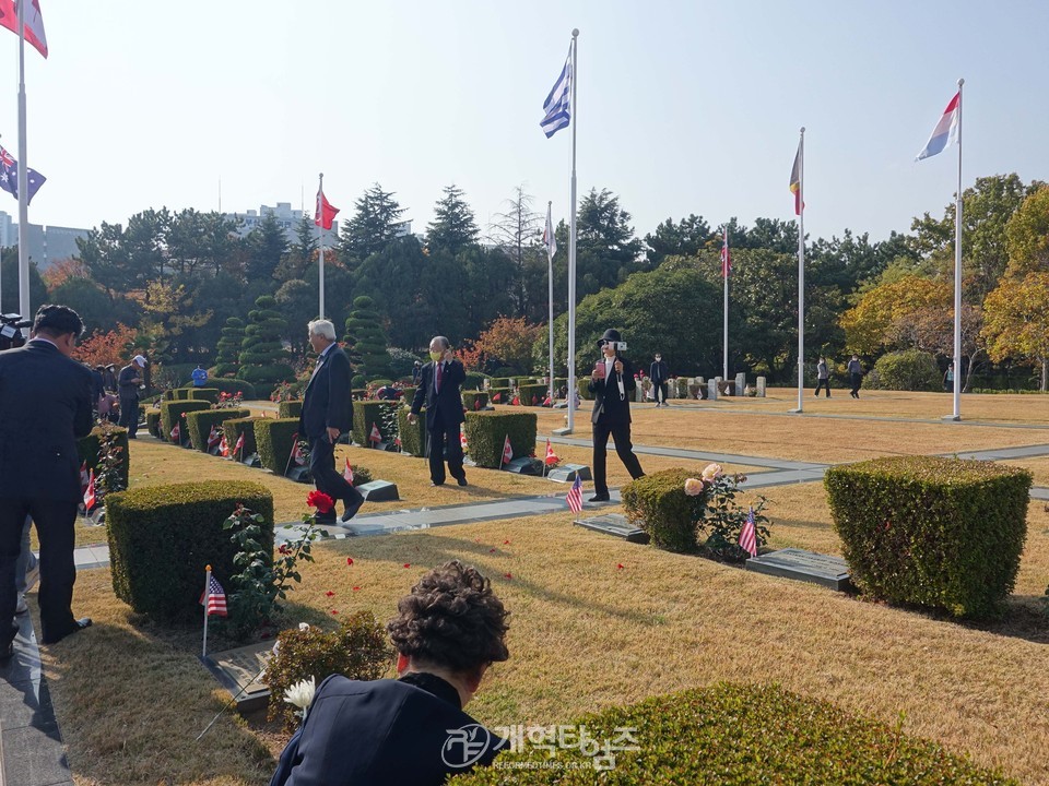 유엔참전용사보훈의날 조직위, 기독교 「2022 턴 투워드 부산 유엔참전용사 보훈의 날 기념식」 모습