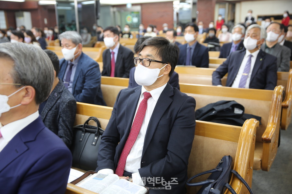 서울지역남전도회연합회 제2차 헌신예배 모습