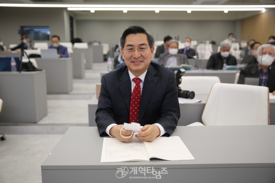 총신대 총동창회 2022년 정기총회 모습
