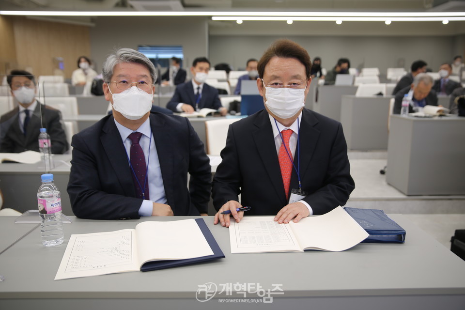 총신대 총동창회 2022년 정기총회 모습