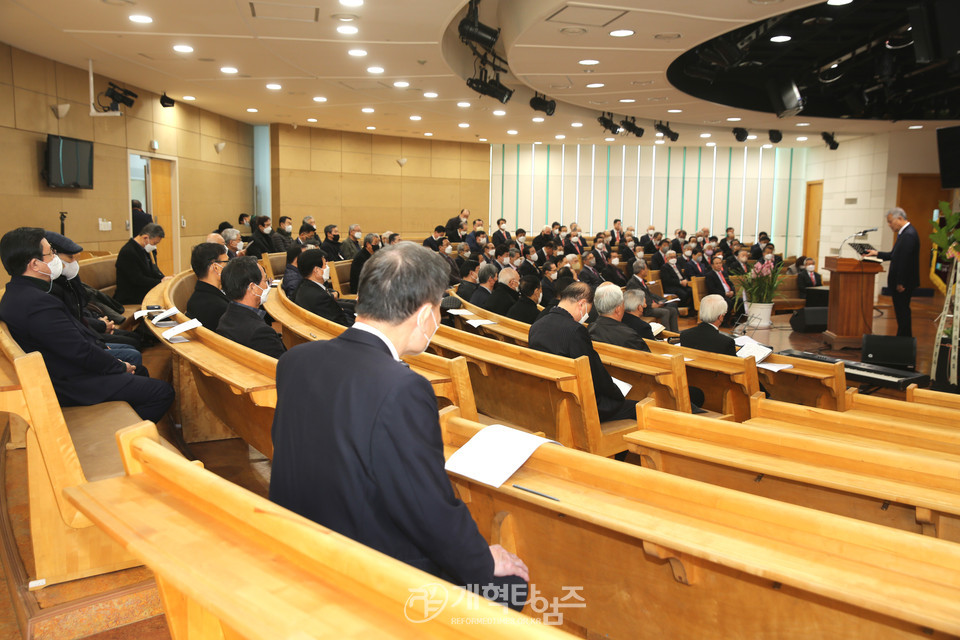 서울지구장로회연합회 2월 월례회 모습