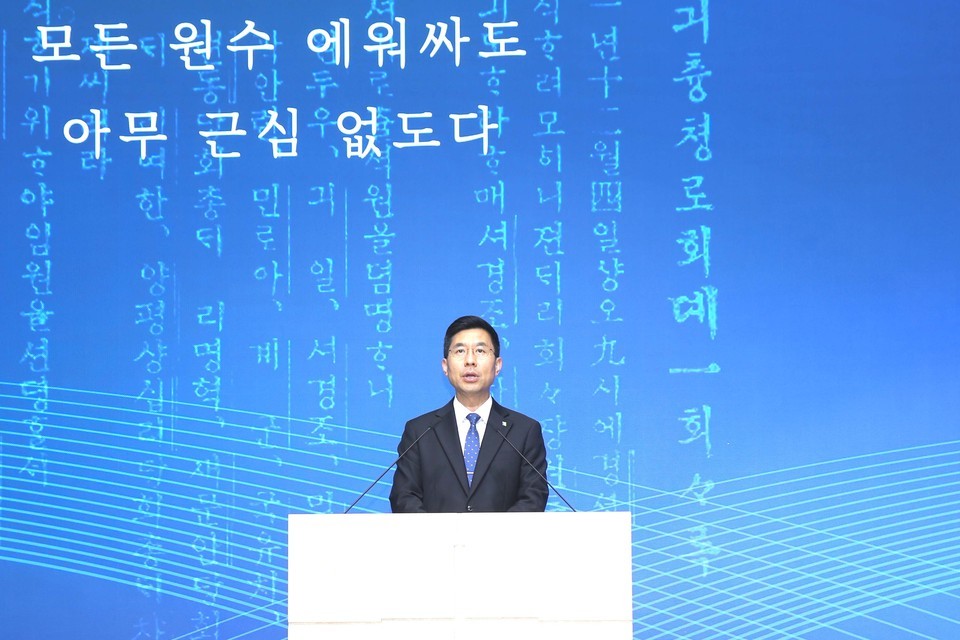 경기노회 112주년 200회 기념예배 모습