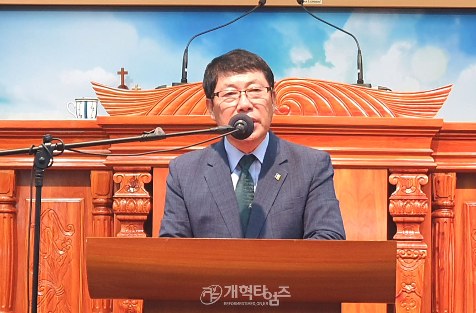 제108회 총회 총회 임원ㆍ총무 후보 정견발표회 모습